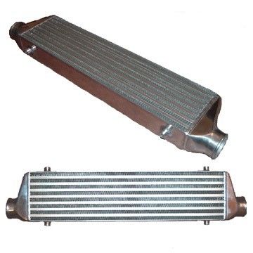 Compact Vacuum bersirip Tabung Heat Exchanger / Aluminium Intercooler Untuk Mobil