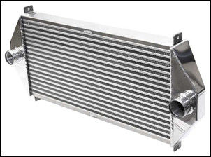 Aluminium Brazed bersirip Tabung Heat Exchanger Air Cooler Untuk Construction Machinery