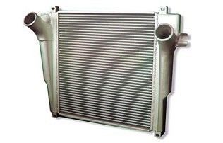 Aluminium Brazed bersirip Tabung Heat Exchanger Air Cooler Untuk Construction Machinery
