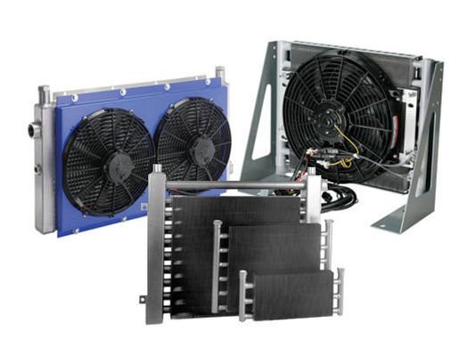 Aluminium Hydraulic Plat Fin Heat Exchanger, High Performance Oil Cooler
