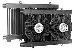 Aluminium Hydraulic Plat Fin Heat Exchanger, High Performance Oil Cooler