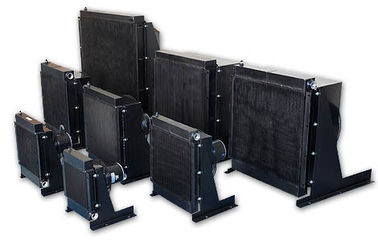 Industri Vacuum Aluminium Hydraulic Oil Heat Exchanger Dengan Fan