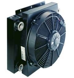 Industri Vacuum Aluminium Hydraulic Oil Heat Exchanger Dengan Fan