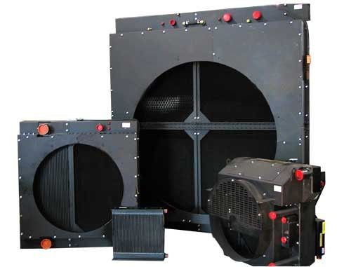 Compact Perkins Generator Hydraulic Oil Heat Exchanger dari Aluminium