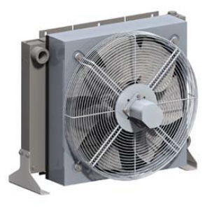 Ringan Aluminium Hydraulic Oil Cooler Dengan Fan, minyak Aluminium pendingin