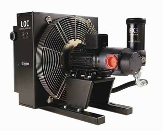 Piring Fin Aluminium Air Oil Cooler, Hydraulic Oil Heat Exchanger DC12V / DC24V