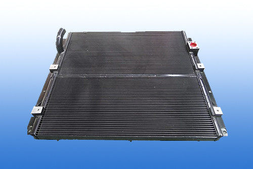 Brazing Plat Aluminium Fin Heat Exchanger Water pemateri Cooler Dengan Fan