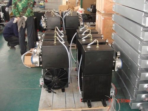 Disesuaikan Plat Dan Sistem Pendingin Fin Heat Exchanger Dengan Fan