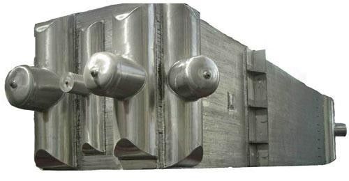 Brazing Plat Aluminium Pabrik Pemisahan Fin Heat Exchanger Untuk Air