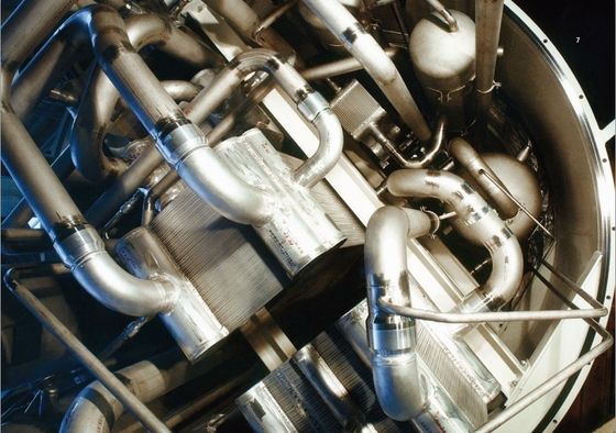 Compact Pemisahan Brazed Air Heat Exchanger, Air Pemisahan Radiator