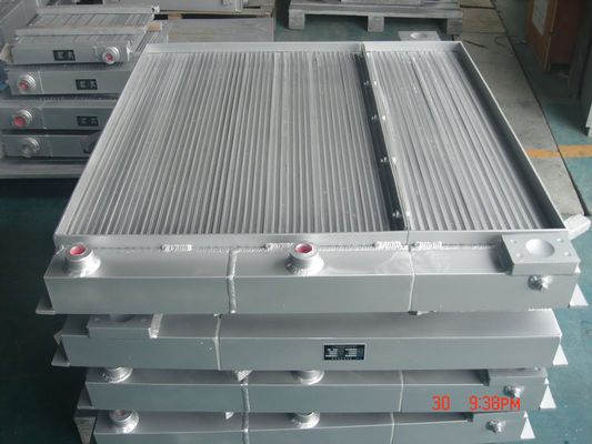Piring-sirip gabungan penukar panas radiator, pendingin udara minyak untuk sekrup kompresor udara