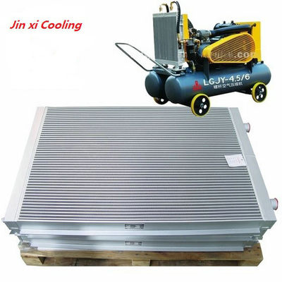 Piring-sirip gabungan penukar panas radiator, pendingin udara minyak untuk sekrup kompresor udara