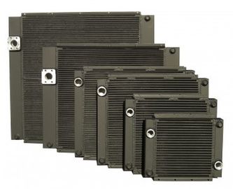Aluminium Air Compressor Heat Exchanger / Gabungan Oil-Air Cooler / Vacuum pemateri