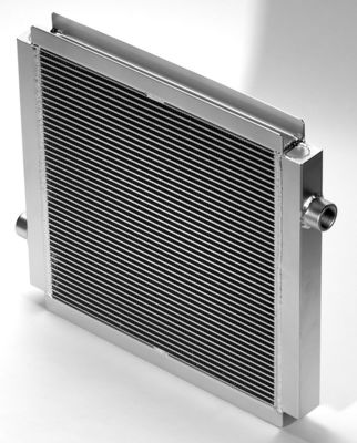 Aluminium Plat Fin Air Compressor Heat Exchanger Vacuum Brazed Sistem Pendingin