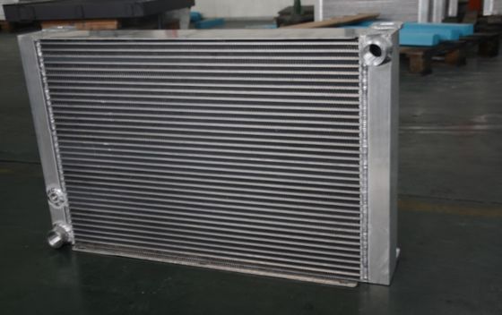 Getaran Tahan Plat Aluminium Fin Heat Exchanger Untuk Air Compressor