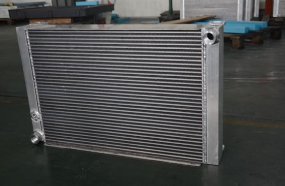 Getaran Tahan Plat Aluminium Fin Heat Exchanger Untuk Air Compressor