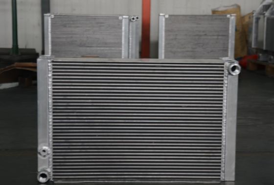 Getaran Tahan Plat Aluminium Fin Heat Exchanger Untuk Air Compressor