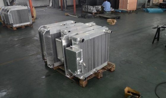 Vacuum pemateri Dan Argon Welding Single Screw Compressor Heat Exchanger
