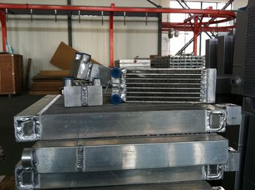 Scroll Compressor Radiator / Compact Dan Kuat Plat Fin Heat Exchanger