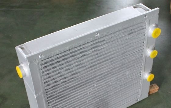 Aluminium Minyak Air Heat Exchanger Cooler Plat sirip untuk kompresor udara