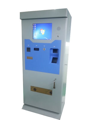 Ooutdoor Stand Alone Kiosk untuk Stasiun Bus, kios lantai berdiri