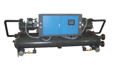 Injection Molding Mesin Air Cooled Screw Chiller Dengan Dua Compressor