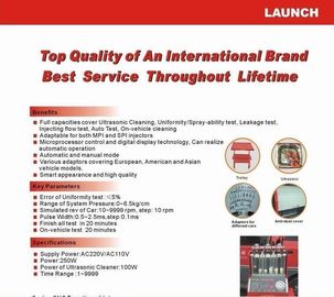 Meluncurkan CNC 602A Fuel Injector Cleaner Mesin Auto Fuel Injector Tester Dengan Ultrasonic Cleaner
