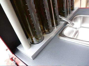 Ultrasonic Fuel Injector Cleaner Mesin tertahankan Dengan LED Display