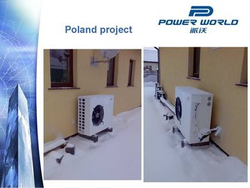 Suhu rendah Air Sumber Heat Exchanger Heat Pump Koefisien Kinerja 3.81