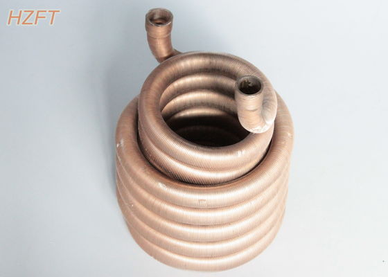 Pemanas Air Tankless Coil Tabung Tembaga Terintegrasi sebagai Penukar Panas