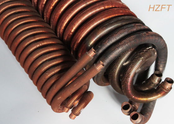 Pemanas Air Tankless Coil Tabung Tembaga Terintegrasi sebagai Penukar Panas