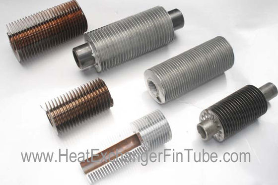 Bimetal A192 seamless boiler / air dingin diekstrusi Fin Tube, tipe Solid