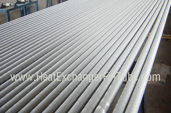 A249 TP304 / TP304L Welded Tube, Extruded Padat Fin Stock Untuk Heat Exchanger