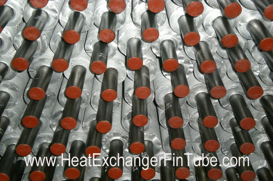 A214 CS Welded Helical Kondensor Extruded Fin OD31.75mmX1.65mmWT Tabung