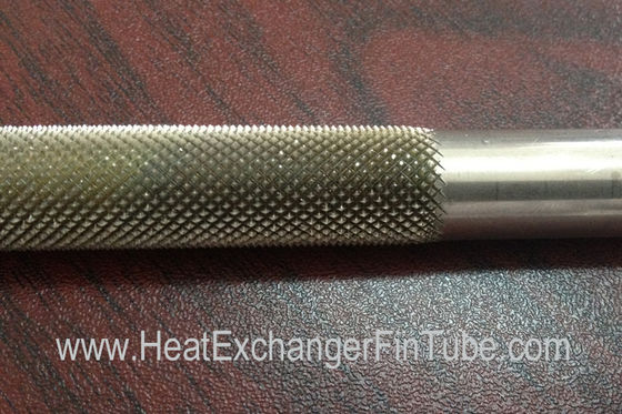 Knurled Integral Rendah bersirip tembaga tabung, kondensor Low Fin Tabung C70600 / C71500 / C12200 / C12100 / C68700