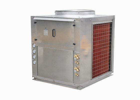 Luar ruangan Air Cooled Scroll Compressor Kondensasi Satuan Menyalurkan Split Air Conditioner
