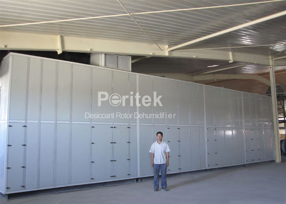 Sistem Dehumidifikasi Aliran Udara Besar Untuk Tempat Tidur Fluidisasi Farmasi