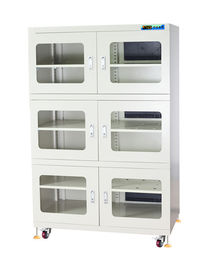 Kabinet Penyimpanan putih 1250L Kelembaban Kontrol Kamera Untuk Kamera Lens