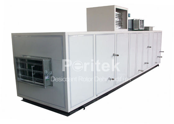 Dehumidifier Rotor Desiccant Industri Perlindungan IP55 Kapasitas Tinggi