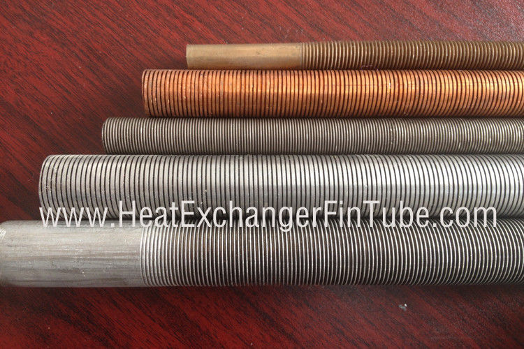Gr 1/2/16/26 SMLS Titanium Integral tabung Rendah bersirip, 30FPI / 36FPI / 43FPI